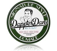 Signature Style Pomade High Shine & High Hold Hair Pomade For Men,Classic Look,Water Based Formula,Bergamot & Leather Scent,100 Ml