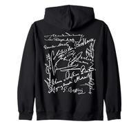 Signatures du compositeur Bach Beethoven Mahler Mozart Rossini Sweat à Capuche
