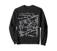 Signatures du compositeur Bach Beethoven Mahler Mozart Rossini Sweatshirt