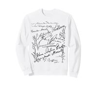 Signatures du compositeur Bach Beethoven Mahler Mozart Rossini Sweatshirt