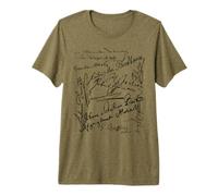 Signatures du compositeur Bach Beethoven Mahler Mozart Rossini T-Shirt Haut de Gamme