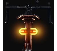 Signaux à vélos, 5 lumières LED d'humeur à télécommande sans Fil Contrôle USB RECHARGAGE EBIKE SIRNALES, Feux arrière sans Fil imperméables pour la sécurité Nocturne du vélo de Montagne, phares
