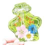 Signaux de fleurs séchées, kits de production de livres - livre pressé fleurs séchées,Fournitures artisanales, fournitures de scrapbook faites à la main pour le lecteur d'école domestique