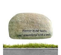 Signaux de tombe de chien en plein air, Stone pour chien Memorial Outdoor - Marque-page grave pour jardin pour animaux de compagnie en résine - Servi Graveyyard DECE, pierre décorative tombe pour chat