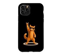 Signe à Main Cat Rock Funny Pet Lover Music Concert Mom Dad Coque pour iPhone 11 Pro