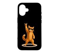 Signe à Main Cat Rock Funny Pet Lover Music Concert Mom Dad Coque pour iPhone 16