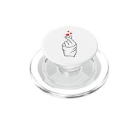 Signe à Main en Forme de cœur K-Pop en Forme de cœur coréen, Musique Pop coréenne PopSockets PopGrip pour MagSafe