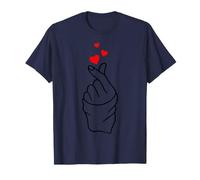 Signe à Main en Forme de cœur K-Pop en Forme de cœur coréen, Musique Pop coréenne T-Shirt