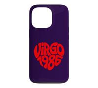 Signe Astrologique Anniversaire du Zodiaque Vierge 1986 Coque pour iPhone 13 Pro