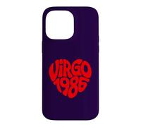 Signe Astrologique Anniversaire du Zodiaque Vierge 1986 Coque pour iPhone 14 Pro Max