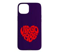 Signe Astrologique Anniversaire du Zodiaque Vierge 1986 Coque pour iPhone 15 Plus
