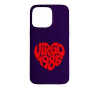 Signe Astrologique Anniversaire du Zodiaque Vierge 1986 Coque pour iPhone 15 Pro Max
