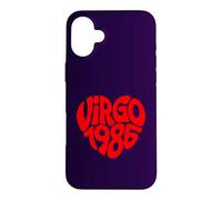 Signe Astrologique Anniversaire du Zodiaque Vierge 1986 Coque pour iPhone 16 Plus