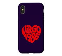 Signe Astrologique Anniversaire du Zodiaque Vierge 1986 Coque pour iPhone X/XS