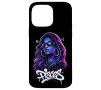 Signe Astrologique du Zodiaque Poissons Horoscope Art céleste Coque pour iPhone 14 Pro Max