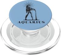 Signe Astrologique Verseau Anniversaire Ascendant Horoscope PopSockets PopGrip pour MagSafe