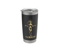 Signe Astrologique Vierge Anniversaire Ascendant Horoscope Gobelet isotherme en acier inoxydable double paroi