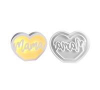 Signe cardiaque moules pour résine - amour pour coeur silicone moule | Moules coeur | Fête pour la fête de l'artisanat de moule époxy | Artisanat artisanat a di pour le d