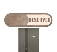 Signe De Coulissante Vacante/Occupé - Ne Pas Déranger Le Panneau De, Les Panneaux Occupés Aux Toilettes | Indicateur Privé Modifiable Décoration En Bois | Signe De De Curseur Vide