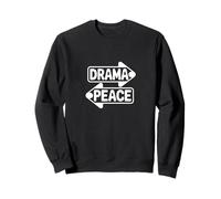 Signe de flèche drôle Drama Or Peace Sweatshirt