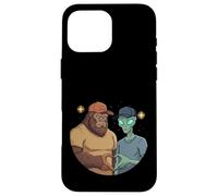 Signe de la Main Bigfoot Sasquatch Alien Love Cryptid Coque pour iPhone 16 Pro Max