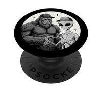 Signe de la Main Bigfoot Sasquatch Alien Love Cryptid PopSockets PopGrip Adhésif