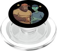 Signe de la Main Bigfoot Sasquatch Alien Love Cryptid PopSockets PopGrip pour MagSafe