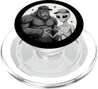 Signe de la Main Bigfoot Sasquatch Alien Love Cryptid PopSockets PopGrip pour MagSafe
