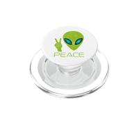Signe de la Paix Extraterrestre tête Extraterrestre OVNI Science-Fiction PopSockets PopGrip pour MagSafe