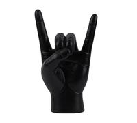 Signe De Main Rock and Roll - Sculpture De Roche sur La Main | Sculpture À La Main D’Art Moderne, Signe De La Main Je T’Aime, Esthétique du Décor D’étagère, Cadeaux pour Les Familles Et Les Amis