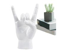 Signe de Main Rock and Roll, Sculpture Rock on Hand -Statues Classiques de Doigt de Sculpture à la Main -Sculpture à la Main d’Art Moderne, Signe de Main Je t’Aime pour la décoration intérieure, est