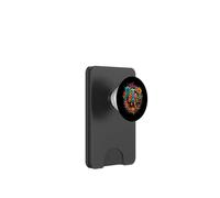Signe de Paix Amour Flower Power Hippie PopSockets PopWallet pour MagSafe