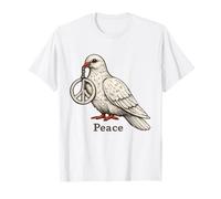 Signe de Paix Amour liberté Vie Heureuse Ambiance Positive T-Shirt