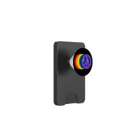 Signe de Paix Arc-en-Ciel Retro 60s 70s Gay Pride Month LGBT PopSockets PopWallet pour MagSafe