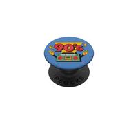 Signe de Paix rétro Boombox, fabriqué dans Les années 90, Vintage 90's Lover PopSockets PopGrip Adhésif