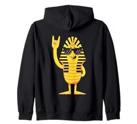 Signe de Pharaon Cool en Forme de Rocher avec Personnage égyptien Sweat à Capuche