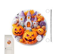 Signe de Porte d'halloween Signe Rond en Acrylique | Décoration Suspendue pour Les Portes Décoration du Festival Gothique | Souchée murmure de la Maison de Ferme de Chambre à Coucher