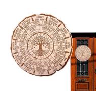 Signe de sorcière païenne, roue païenne de l'année, arbre de vie, sabbat, signe de sorcière païen, roue de l'année, arbre de vie, ornement pour sabbats, sorcière païenne