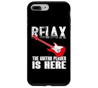 Signe drôle de Relaxation The Guitar Player is Here for Guitarists Coque pour iPhone 7 Plus/8 Plus