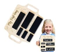 Signe du 1er jour 'maternelle - Panneau en bois réutilisable 22,9 x 30,5 cm, jour d'école - Matériel scolaire pour la maternelle, signe de retour à pour des souvenirs durables, fêtes