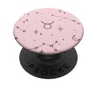 Signe du Taureau Boho Astrologie Motif PopSockets PopGrip Adhésif