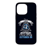 Signe du Zodiaque Balance Astrologie Horoscope Octobre 08 Anniversaire Coque pour iPhone 14 Pro Max