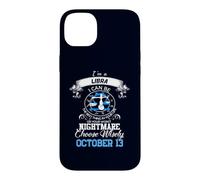 Signe du Zodiaque Balance Astrologie Horoscope Octobre 13 Anniversaire Coque pour iPhone 14 Plus