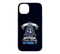 Signe du Zodiaque Balance Astrologie Horoscope Octobre 17 Anniversaire Coque pour iPhone 14 Plus