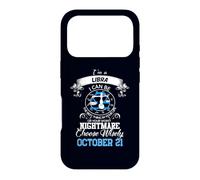 Signe du Zodiaque Balance Astrologie Horoscope Octobre 21 Anniversaire Coque pour iPhone 17 Pro