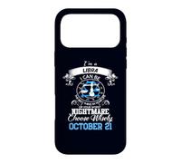 Signe du Zodiaque Balance Astrologie Horoscope Octobre 21 Anniversaire Coque pour iPhone 17 Pro Max