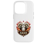 Signe du Zodiaque Bélier Astrologie Mars Avril Anniversaire Coque pour iPhone 14 Pro