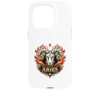 Signe du Zodiaque Bélier Astrologie Mars Avril Anniversaire Coque pour iPhone 15 Pro