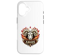 Signe du Zodiaque Bélier Astrologie Mars Avril Anniversaire Coque pour iPhone 16