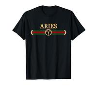 Signe du zodiaque Bélier Doré Astrologie Horoscopes Anniversaire T-Shirt